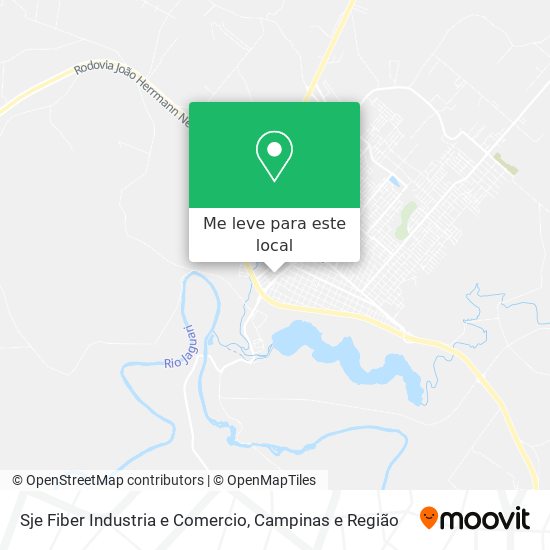 Sje Fiber Industria e Comercio mapa