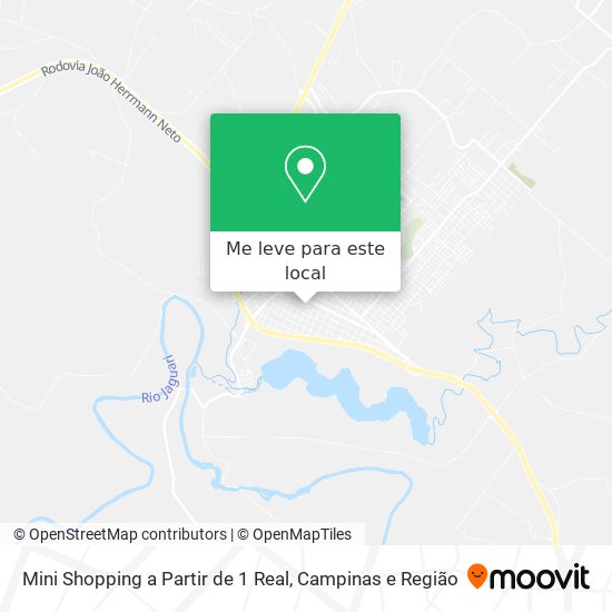 Mini Shopping a Partir de 1 Real mapa