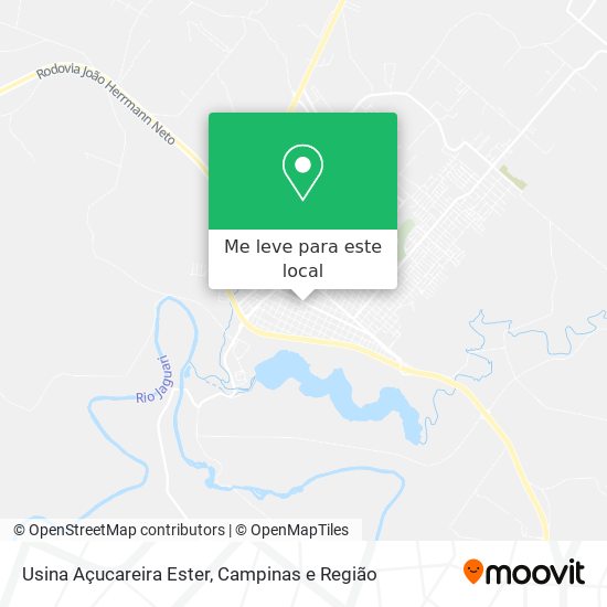 Usina Açucareira Ester mapa