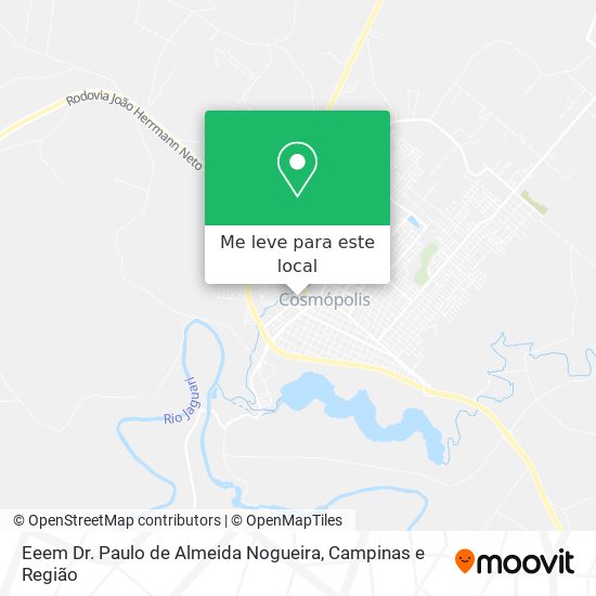 Eeem Dr. Paulo de Almeida Nogueira mapa