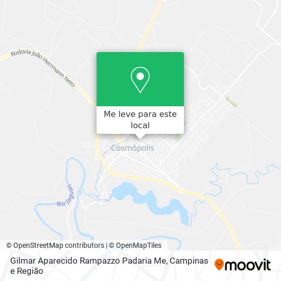 Gilmar Aparecido Rampazzo Padaria Me mapa