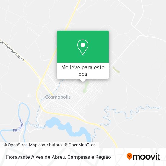 Fioravante Alves de Abreu mapa