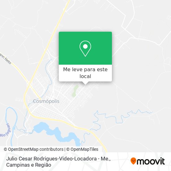 Julio Cesar Rodrigues-Video-Locadora - Me. mapa