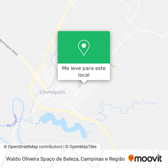 Waldo Oliveira Spaço de Beleza mapa