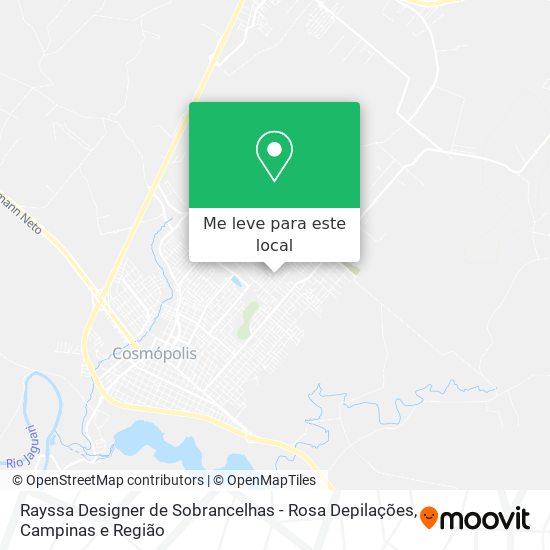 Rayssa Designer de Sobrancelhas - Rosa Depilações mapa