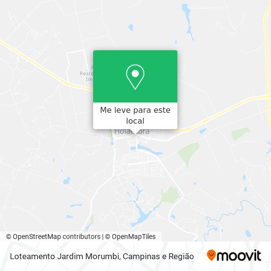 Loteamento Jardim Morumbi mapa