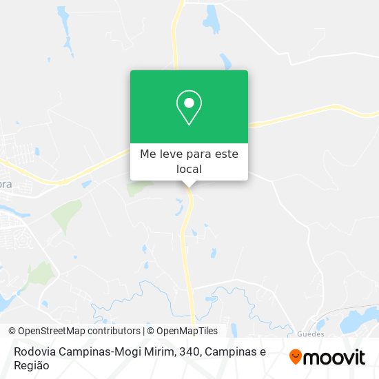 Rodovia Campinas-Mogi Mirim, 340 mapa