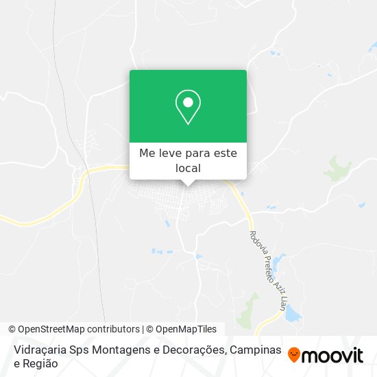 Vidraçaria Sps Montagens e Decorações mapa