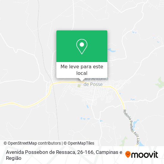 Avenida Possebon de Ressaca, 26-166 mapa