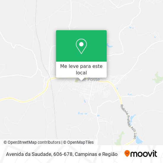 Avenida da Saudade, 606-678 mapa