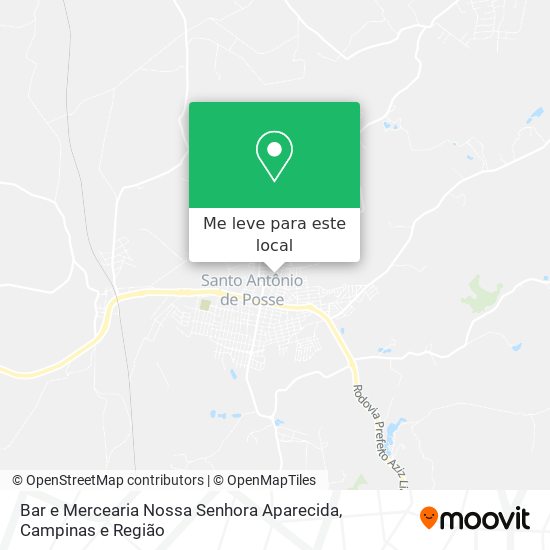 Bar e Mercearia Nossa Senhora Aparecida mapa