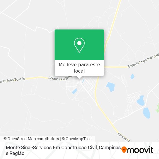 Monte Sinai-Servicos Em Construcao Civil mapa