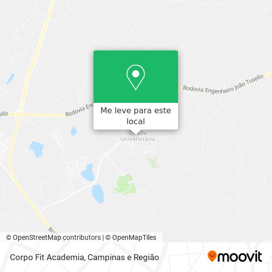 Corpo Fit Academia mapa