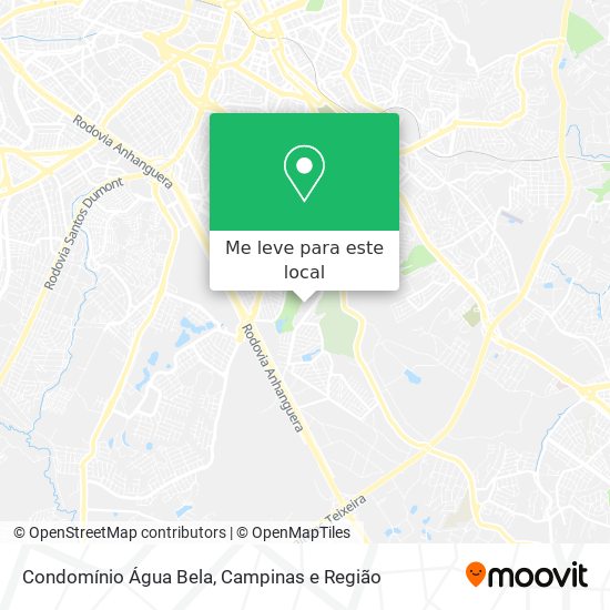 Condomínio Água Bela mapa