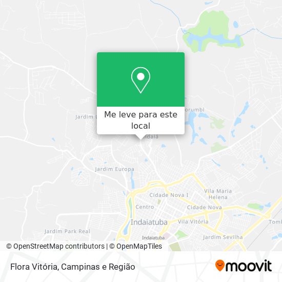 Flora Vitória mapa