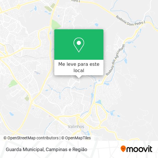 Guarda Municipal mapa