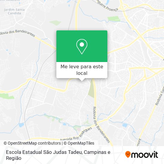 Escola Estadual São Judas Tadeu mapa