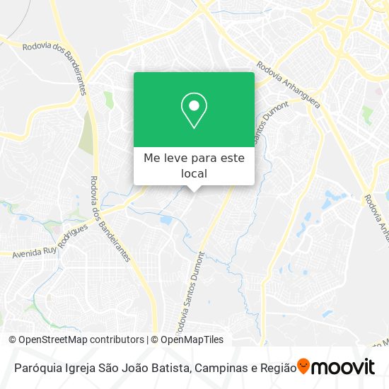 Paróquia Igreja São João Batista mapa