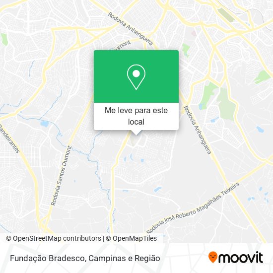 Fundação Bradesco mapa