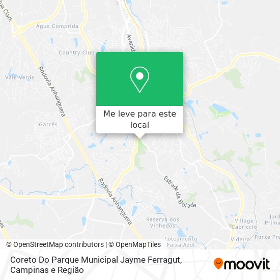 Coreto Do Parque Municipal Jayme Ferragut mapa