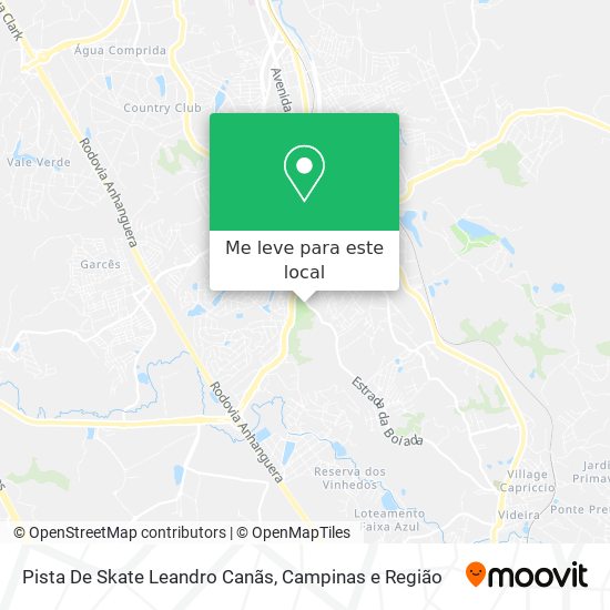 Pista De Skate Leandro Canãs mapa