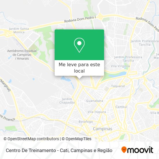 Centro De Treinamento - Cati mapa