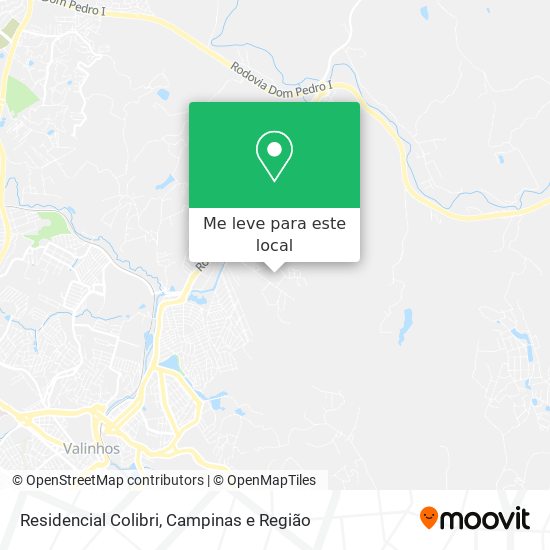 Residencial Colibri mapa
