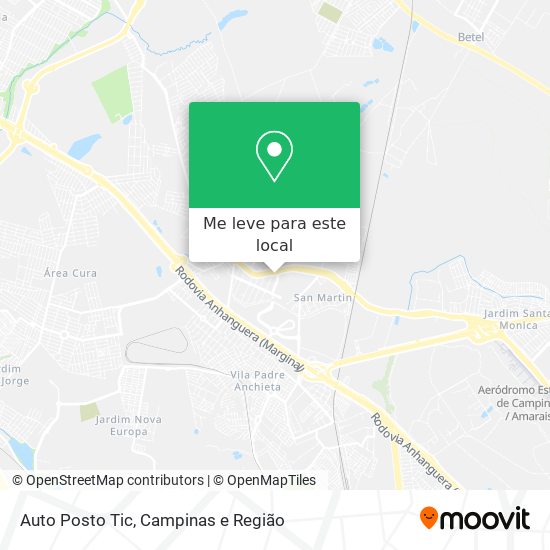 Auto Posto Tic mapa