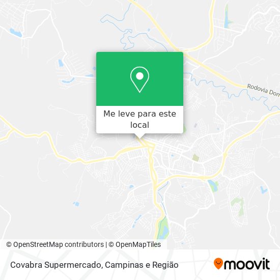 Covabra Supermercado mapa