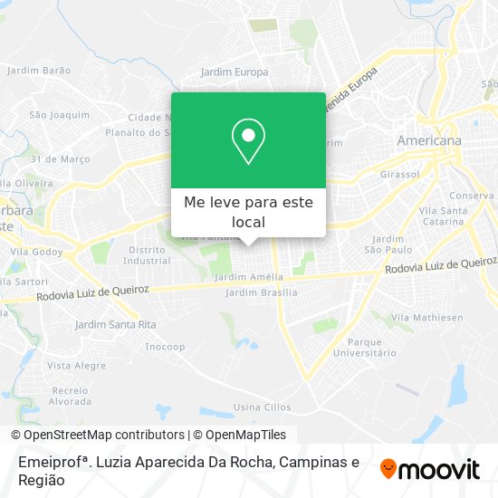 Emeiprofª. Luzia Aparecida Da Rocha mapa