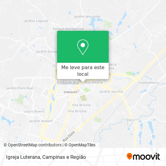 Igreja Luterana mapa