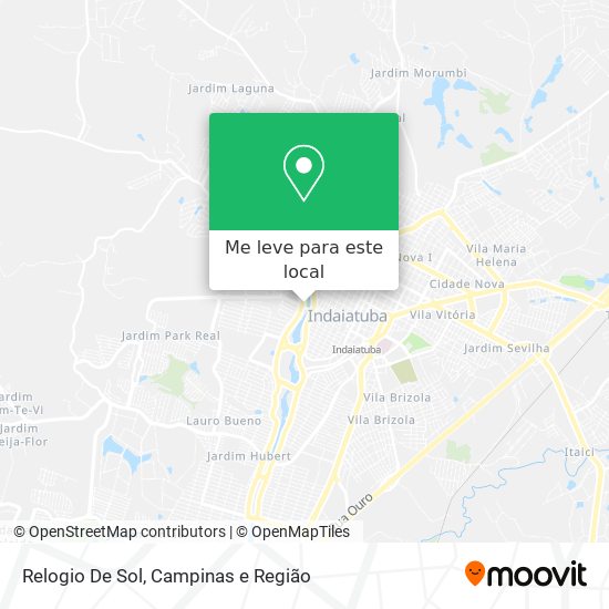 Relogio De Sol mapa