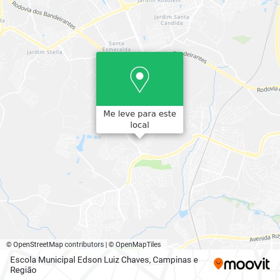 Escola Municipal Edson Luiz Chaves mapa