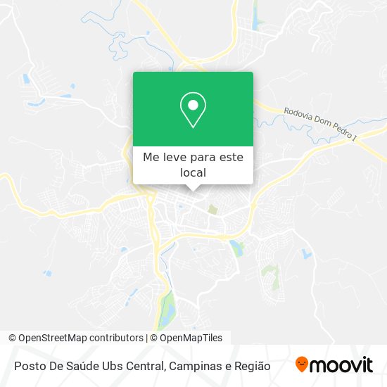 Posto De Saúde Ubs Central mapa