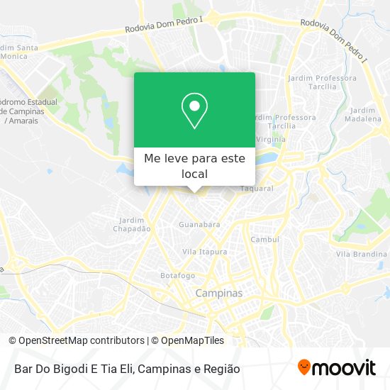 Bar Do Bigodi E Tia Eli mapa