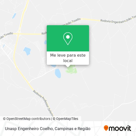 Unasp Engenheiro Coelho mapa