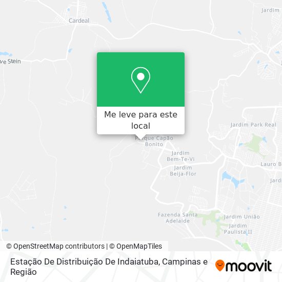 Estação De Distribuição De Indaiatuba mapa