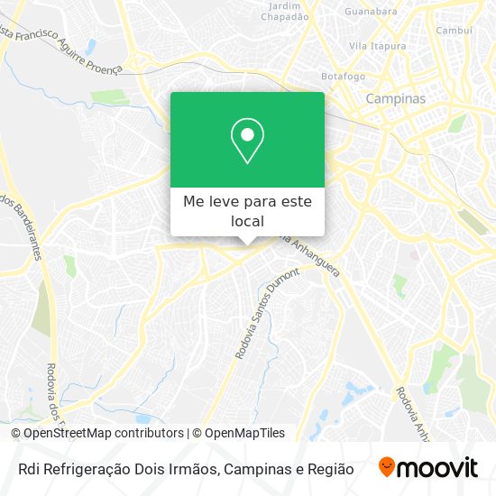 Rdi Refrigeração Dois Irmãos mapa