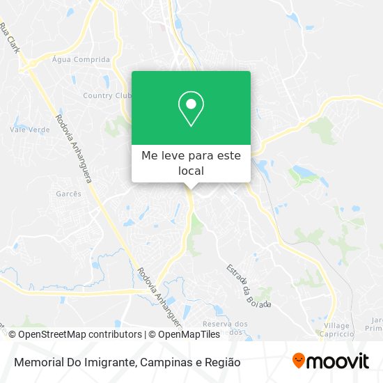 Memorial Do Imigrante mapa