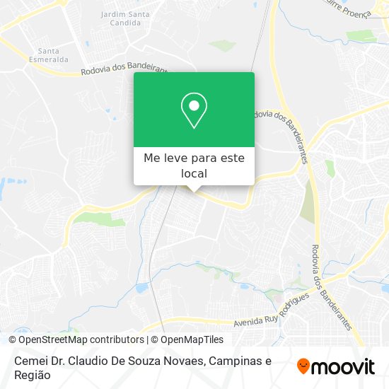 Cemei Dr. Claudio De Souza Novaes mapa