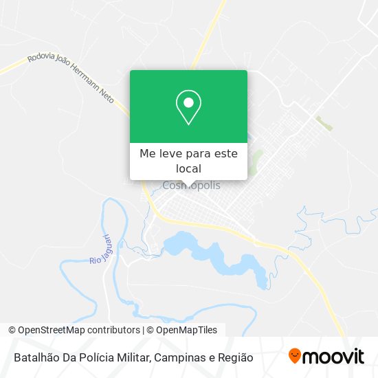 Batalhão Da Polícia Militar mapa