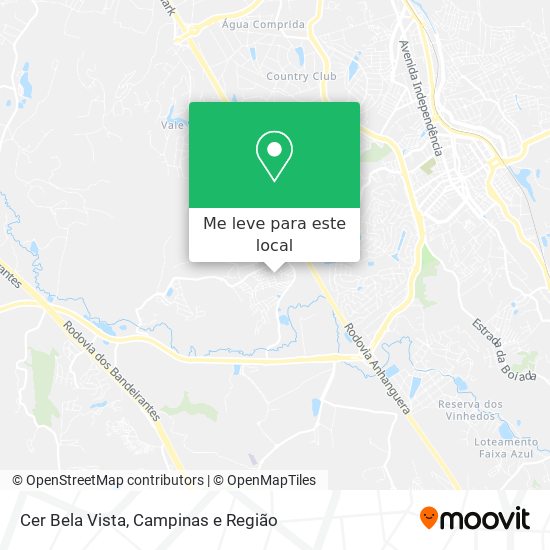 Cer Bela Vista mapa