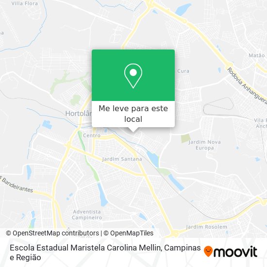 Escola Estadual Maristela Carolina Mellin mapa