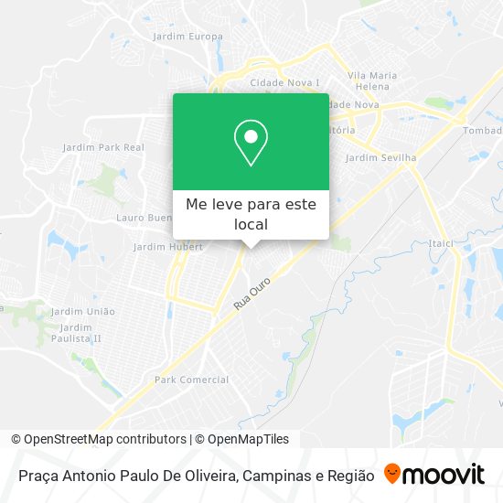 Praça Antonio Paulo De Oliveira mapa