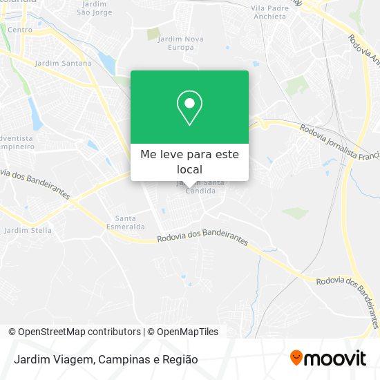 Jardim Viagem mapa