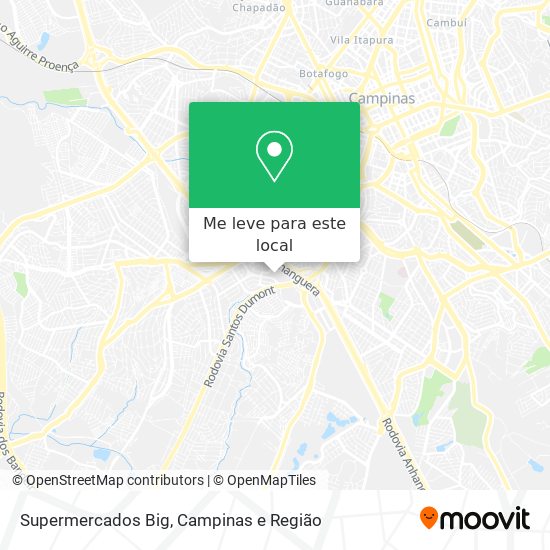 Supermercados Big mapa