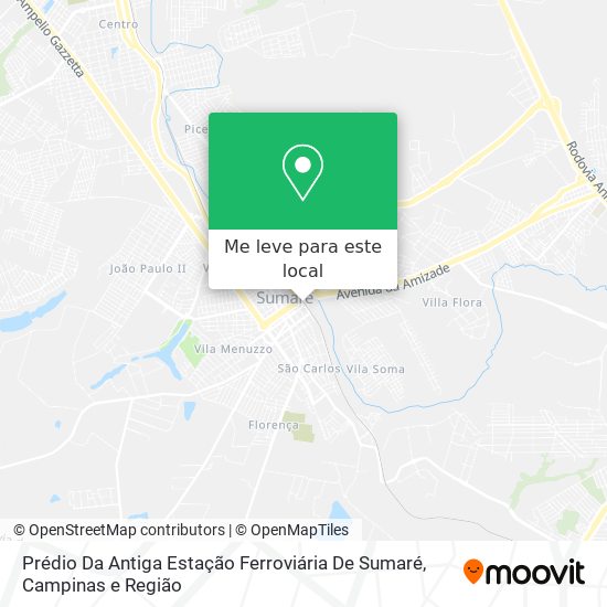 Prédio Da Antiga Estação Ferroviária De Sumaré mapa