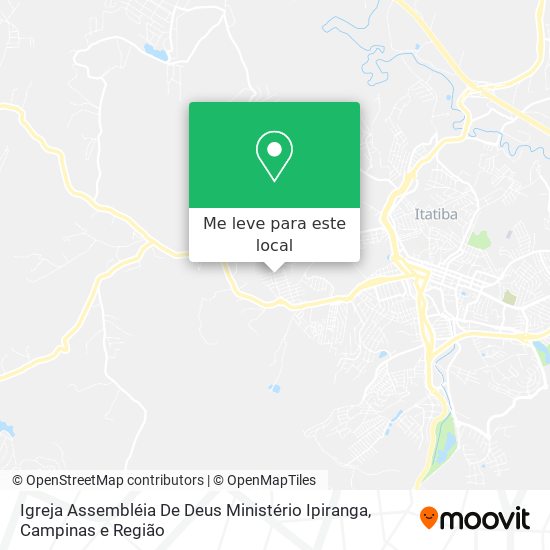 Igreja Assembléia De Deus Ministério Ipiranga mapa