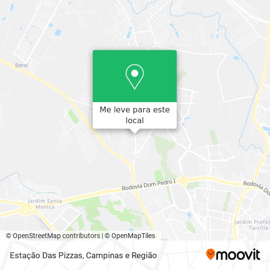 Estação Das Pizzas mapa