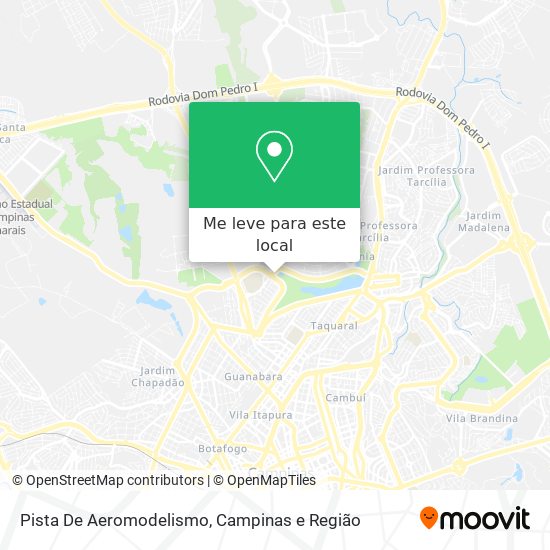 Pista De Aeromodelismo mapa